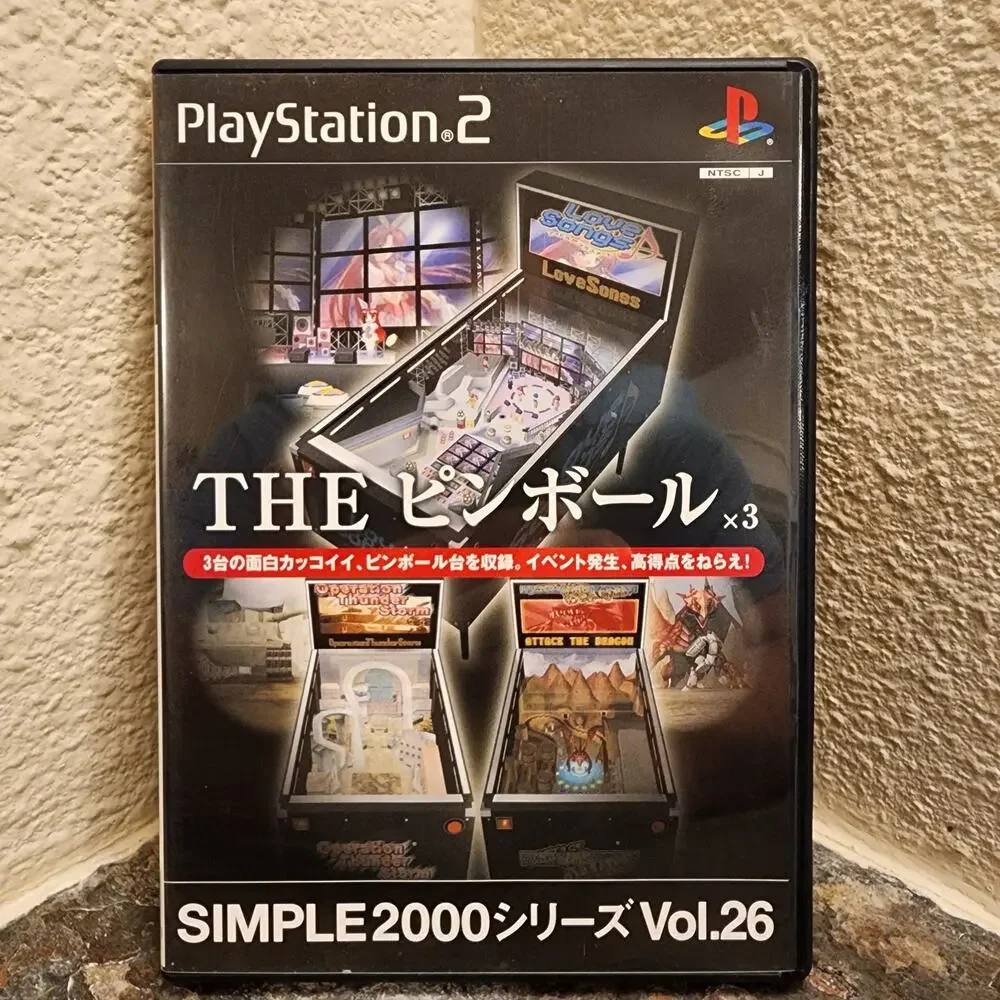 Game - Simple 2000 Series Vol. 26: The Pinball X3 (CIB) - PS2 [JAP Import]